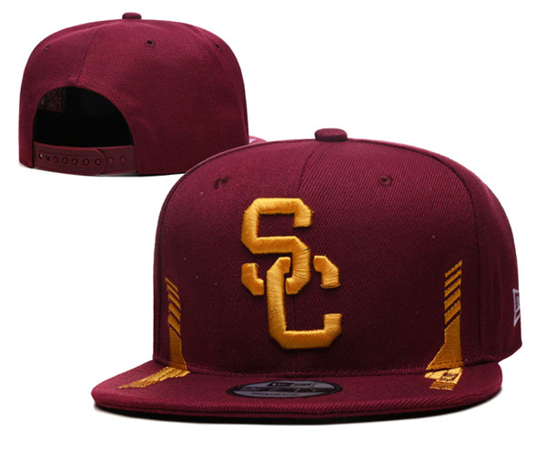 USC Trojans Stitched Snapback Hats 002